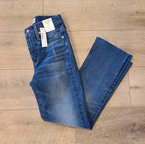 J. Crew Denim - J. Crew 9" Demi-Boot Crop Jean Homestead Wash 24